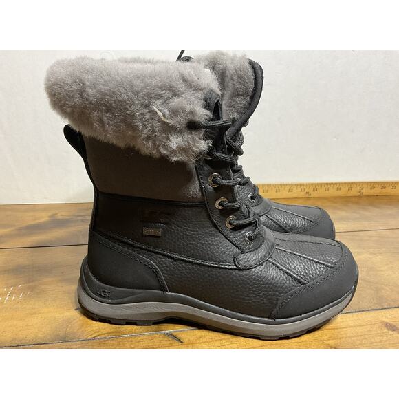 UGG Women’s Adirondack III, Black Winter Boots, Size 6 NIB - Picture 4 of 13